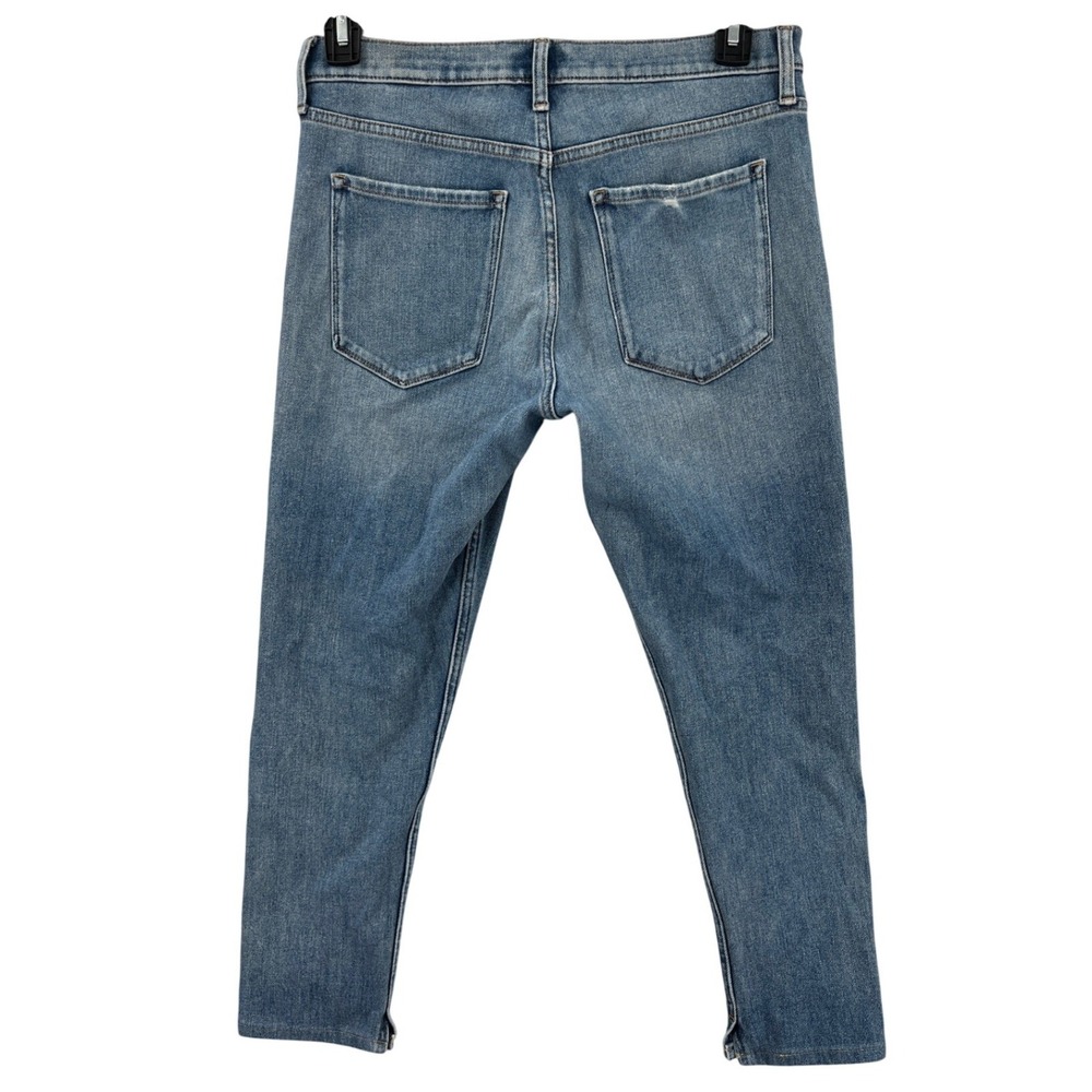 Banana Republic Washwell Mid-Rise Skinny Jeans Size 30 Medium Wash Stretch Denim - Picture 2 of 7